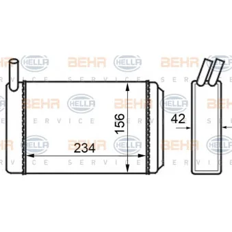 Système de chauffage HELLA 8FH 351 024-211