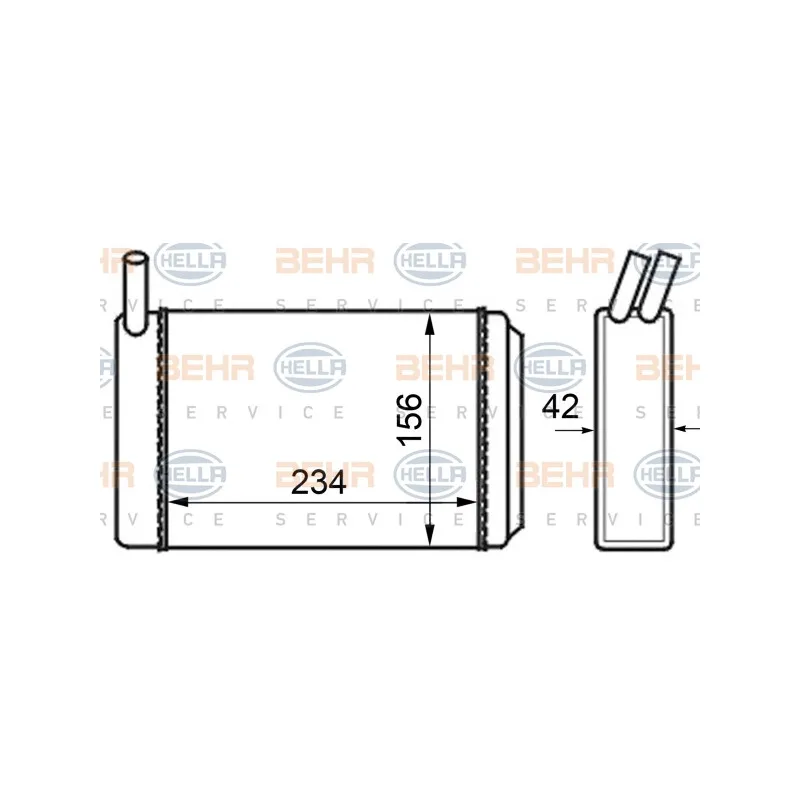 Système de chauffage HELLA 8FH 351 024-211