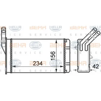 Système de chauffage HELLA 8FH 351 024-301