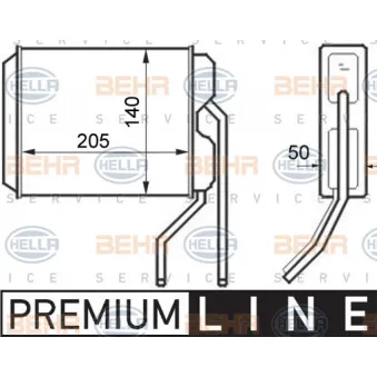 Système de chauffage HELLA 8FH 351 024-411