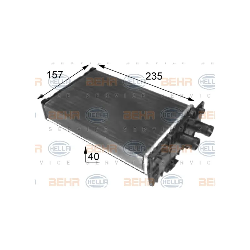 Système de chauffage HELLA 8FH 351 024-431