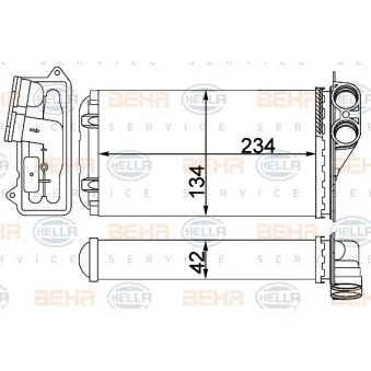 Système de chauffage HELLA 8FH 351 331-424