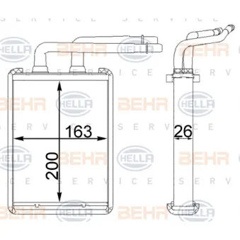 Système de chauffage HELLA 8FH 351 331-704