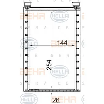 Système de chauffage HELLA 8FH 351 331-734