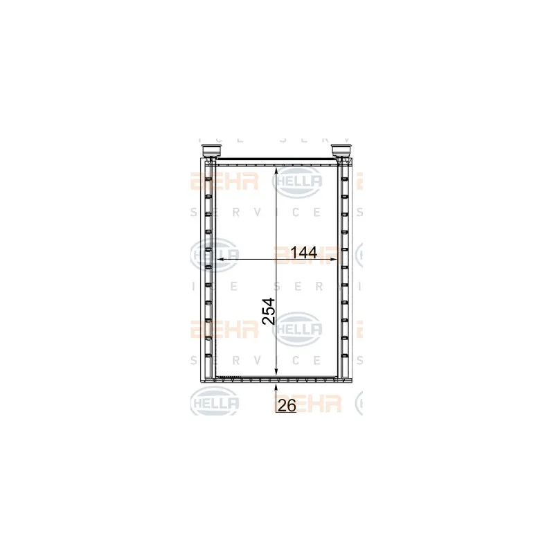 Système de chauffage HELLA 8FH 351 331-734