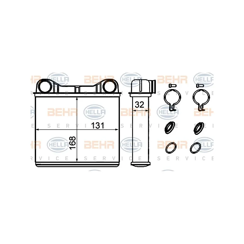 Système de chauffage HELLA 8FH 351 333-174