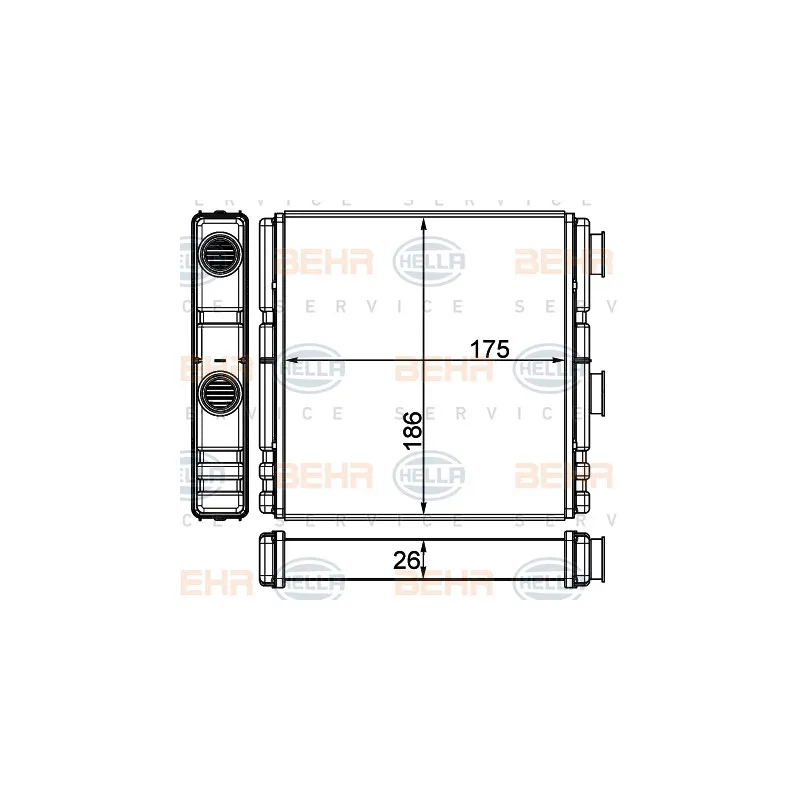 Système de chauffage HELLA 8FH 351 511-734