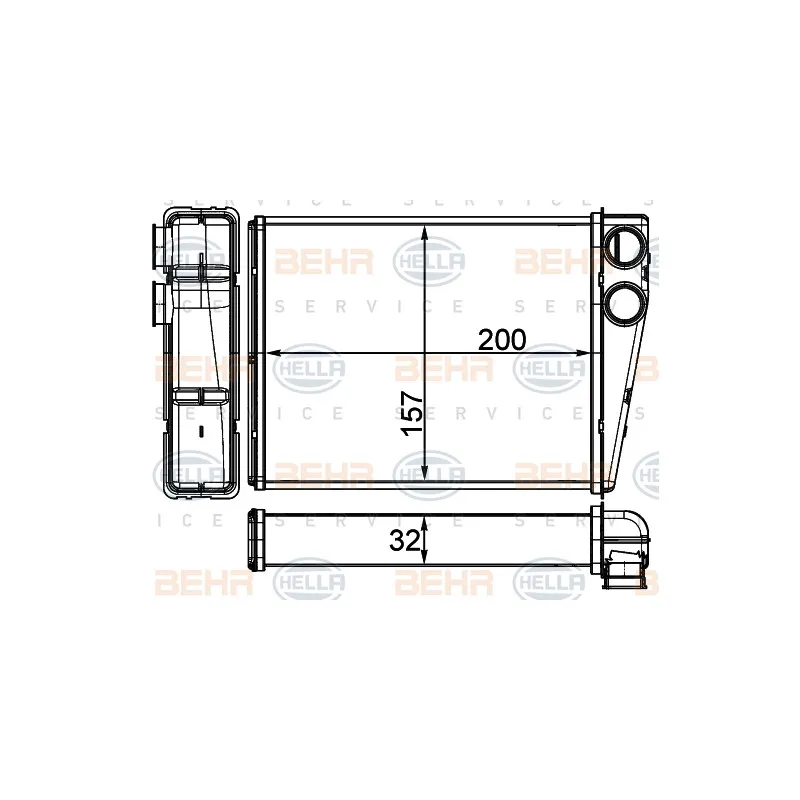 Système de chauffage HELLA 8FH 351 511-744