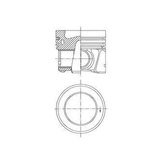 Piston KOLBENSCHMIDT 41937610