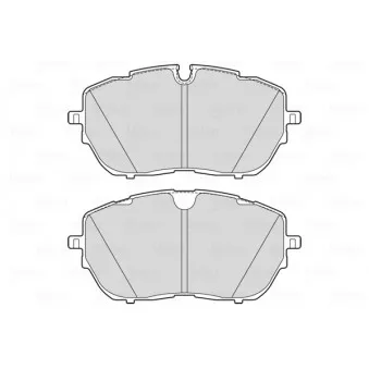 Jeu de 4 plaquettes de frein avant VALEO 302205