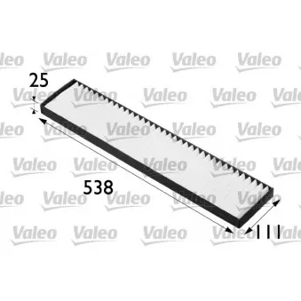 Filtre, air de l'habitacle VALEO 698247