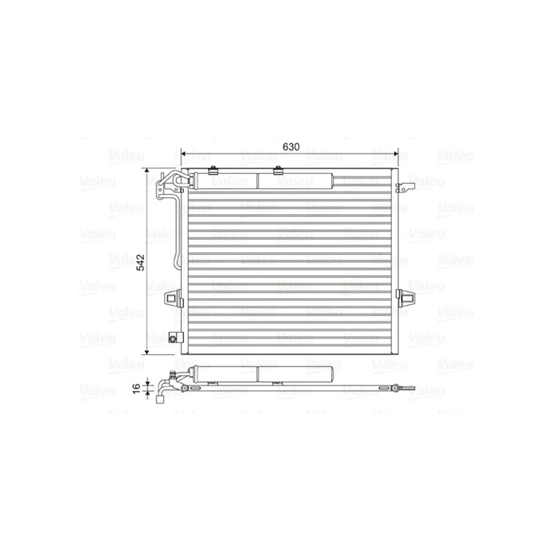 Condenseur, climatisation VALEO 814025