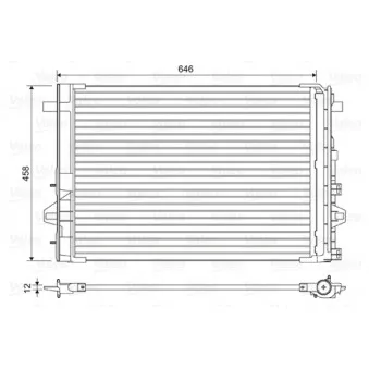 Condenseur, climatisation VALEO 814035