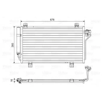 Condenseur, climatisation VALEO 814195