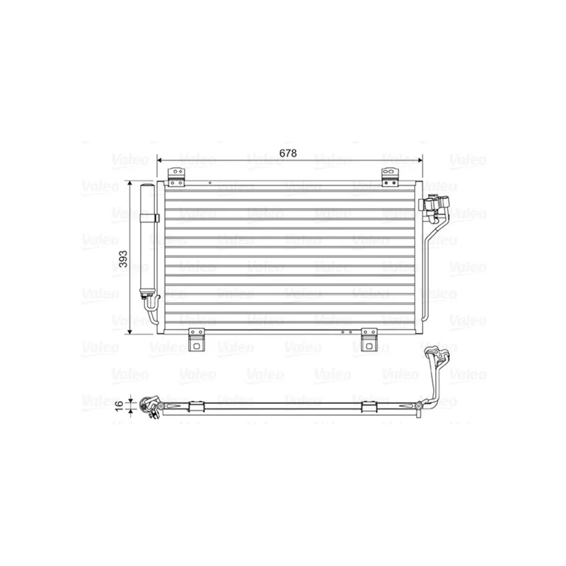 Condenseur, climatisation VALEO 814195