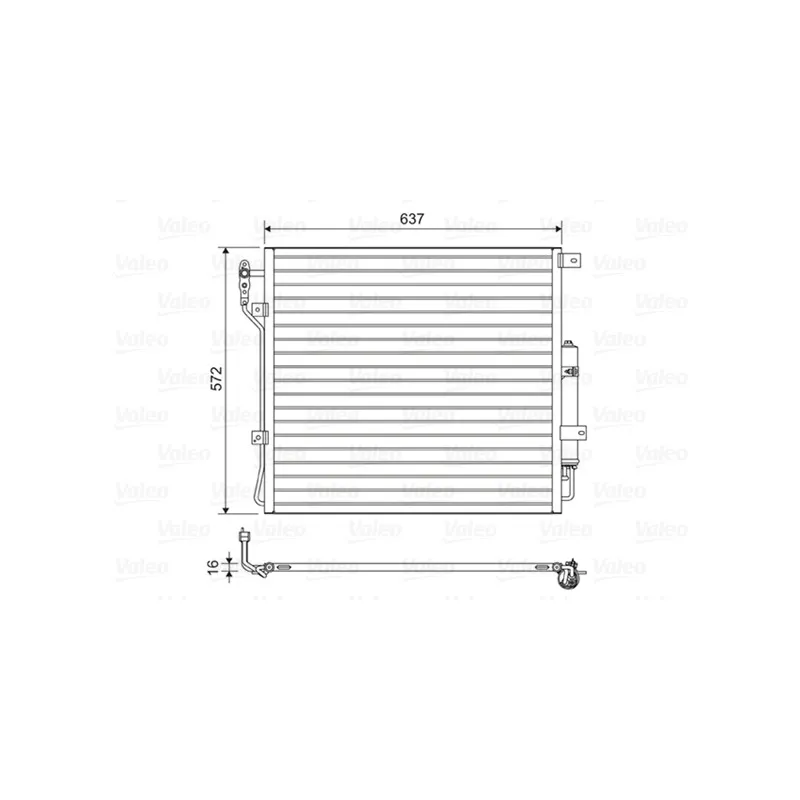 Condenseur, climatisation VALEO 814200