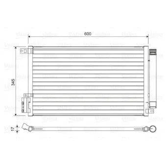 Condenseur, climatisation VALEO 814381