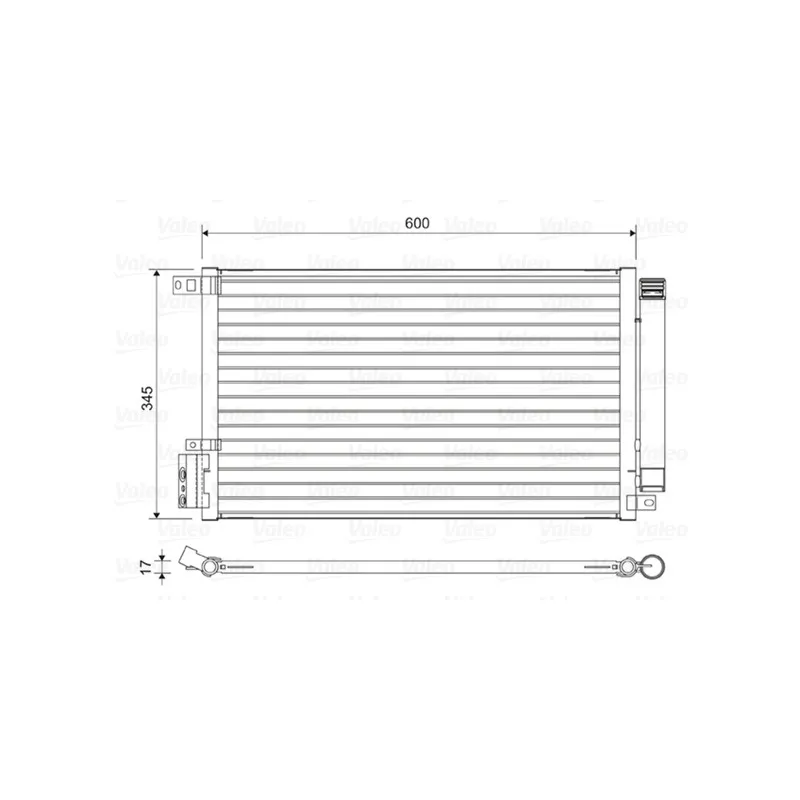 Condenseur, climatisation VALEO 814381