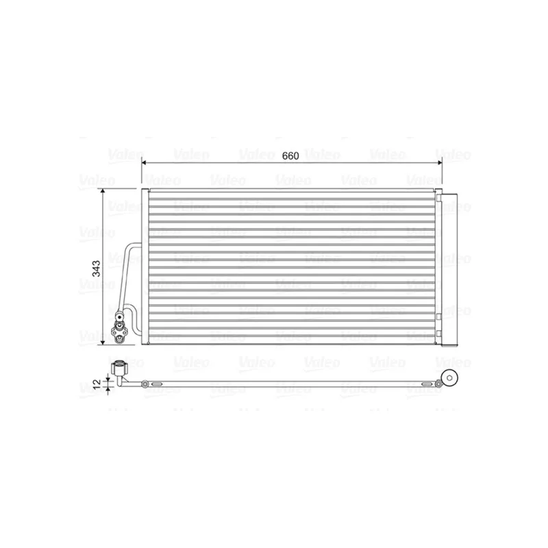 Condenseur, climatisation VALEO 814409