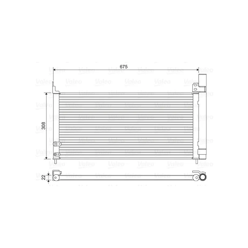 Condenseur, climatisation VALEO 814415