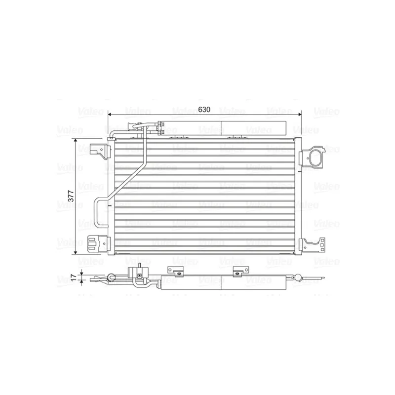 Condenseur, climatisation VALEO 814423