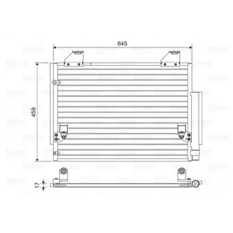 Condenseur, climatisation VALEO 814457