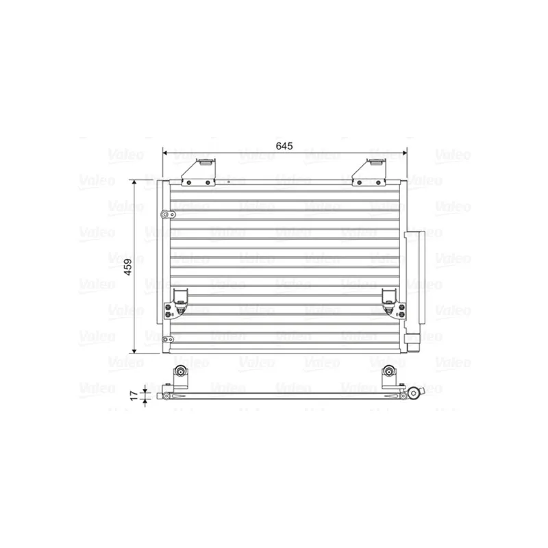 Condenseur, climatisation VALEO 814457