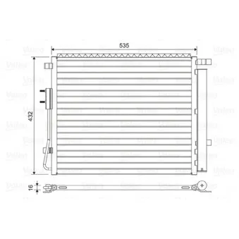 Condenseur, climatisation VALEO 814459