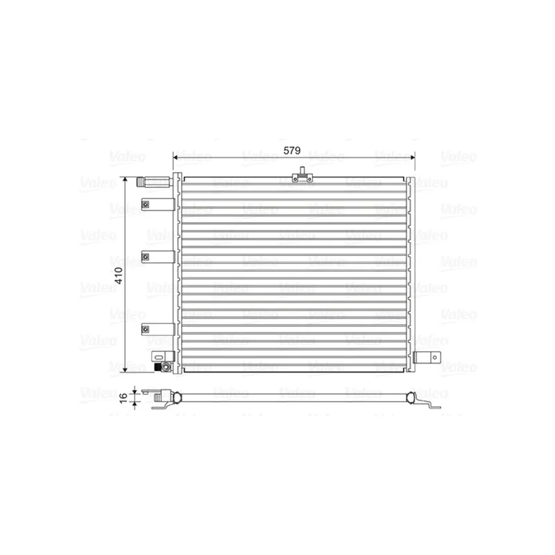 Condenseur, climatisation VALEO 814490