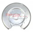 Déflecteur, disque de frein arrière droit METZGER 6115150 - Visuel 1