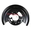 Déflecteur, disque de frein arrière gauche METZGER 6115209 - Visuel 2