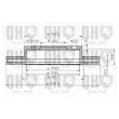 Jeu de 2 disques de frein avant QUINTON HAZELL BDC3538 - Visuel 2
