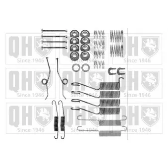 Kit d'accessoires, mâchoire de frein QUINTON HAZELL