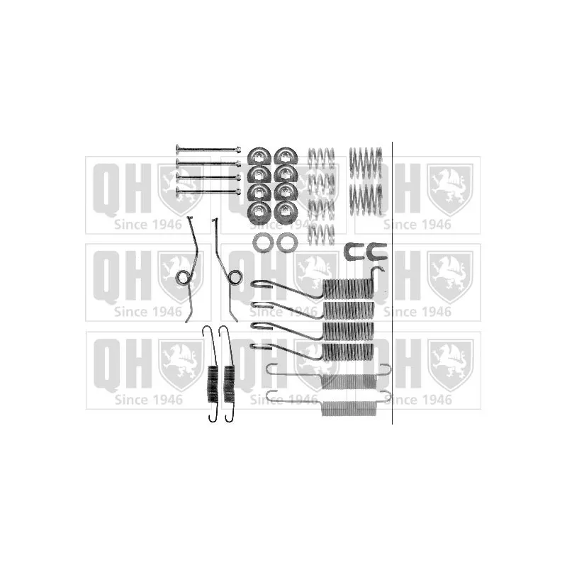 Kit d'accessoires, mâchoire de frein QUINTON HAZELL BFK314