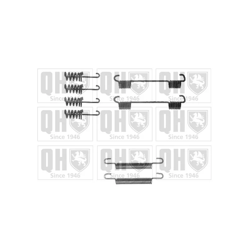 Kit d'accessoires, mâchoires de frein de stationnement QUINTON HAZELL BFK424