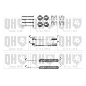 Kit d'accessoires, mâchoire de frein QUINTON HAZELL BFK448