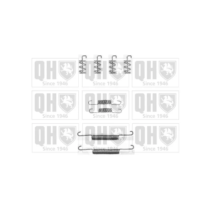 Kit d'accessoires, mâchoires de frein de stationnement QUINTON HAZELL BFK467