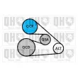 Jeu de courroies trapézoïdales à nervures QUINTON HAZELL QDK138 - Visuel 2