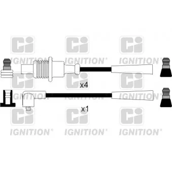 Kit de câbles d'allumage QUINTON HAZELL XC1032