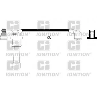 Kit de câbles d'allumage QUINTON HAZELL XC1076