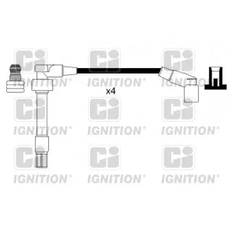 Kit de câbles d'allumage QUINTON HAZELL