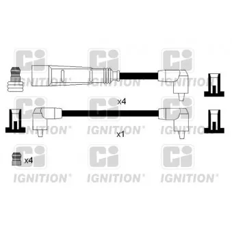 Kit de câbles d'allumage QUINTON HAZELL XC1206