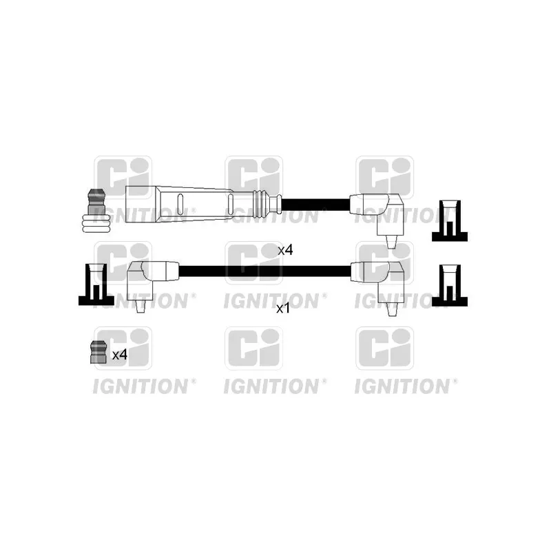Kit de câbles d'allumage QUINTON HAZELL XC1206