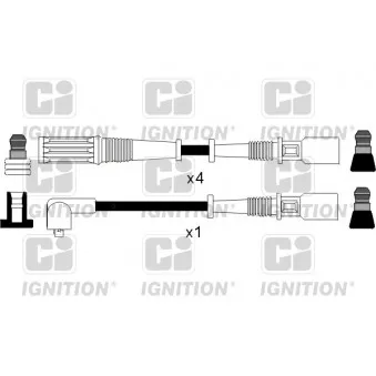 Kit de câbles d'allumage QUINTON HAZELL XC366