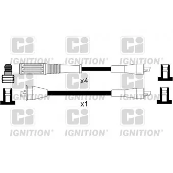 Kit de câbles d'allumage QUINTON HAZELL