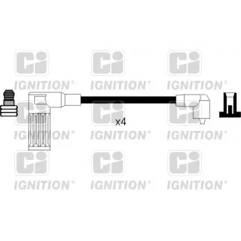 Kit de câbles d'allumage QUINTON HAZELL XC377