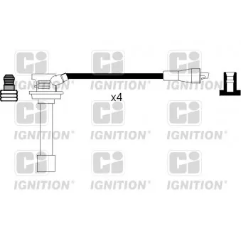 Kit de câbles d'allumage QUINTON HAZELL XC410