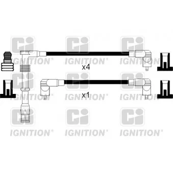 Kit de câbles d'allumage QUINTON HAZELL XC438