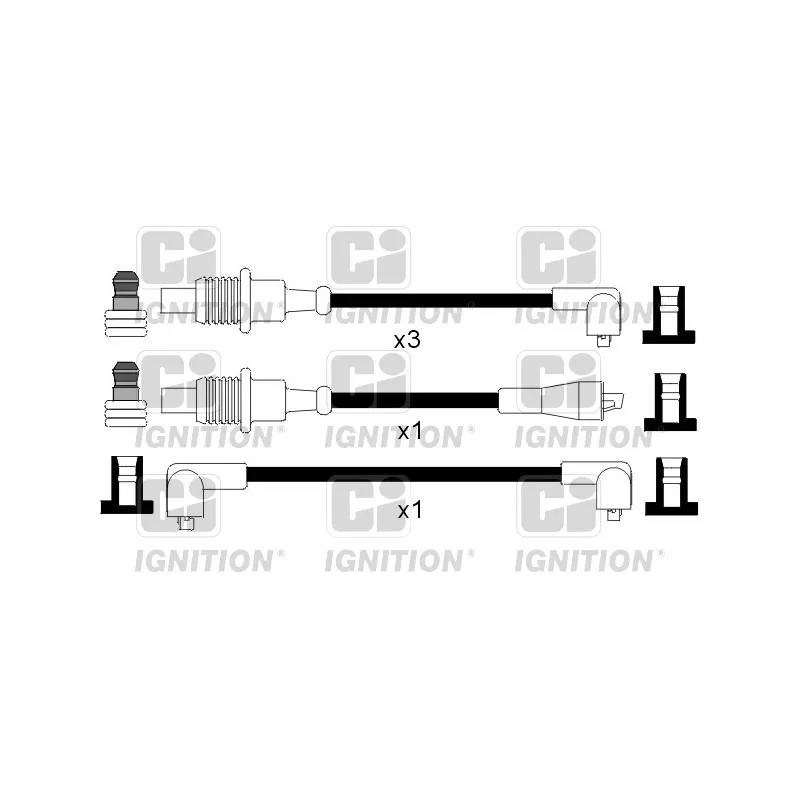 Kit de câbles d'allumage QUINTON HAZELL XC449