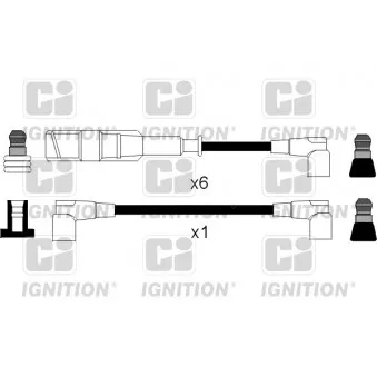 Kit de câbles d'allumage QUINTON HAZELL XC462